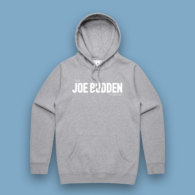 The Joe Budden Network - OG Logo in White - Grey Hoodie